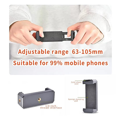 Vlogging Kit – Mini Tripod, Mic & LED Light for Video Making