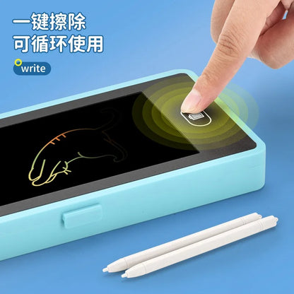 Pencil Box with Multi color Kids Writing Tablet (Random Colours)