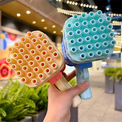Bubble Machine for Kids, 32 Hole Rocket Boom