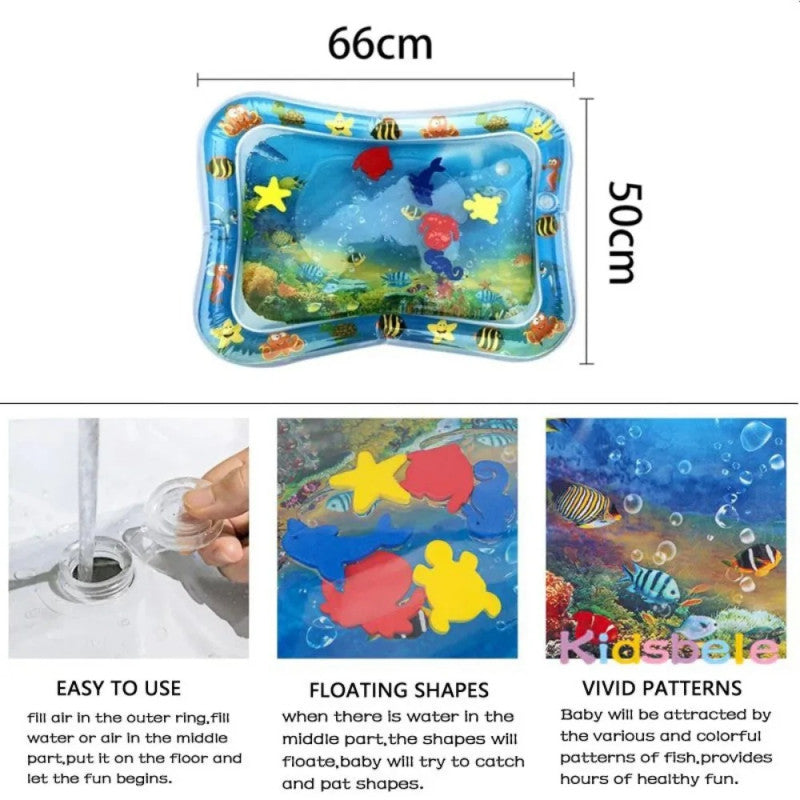 Baby Kids water play mat Inflatable Infant Tummy
