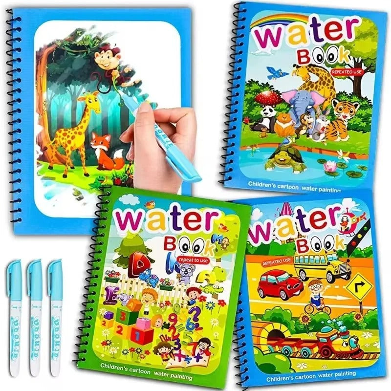 Magic Water Quick Dry Book Water Coloring Book