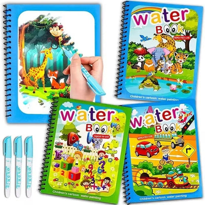 Magic Water Quick Dry Book Water Coloring Book