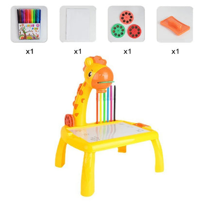 Kids LED Projector Drawing Table with Projection Board