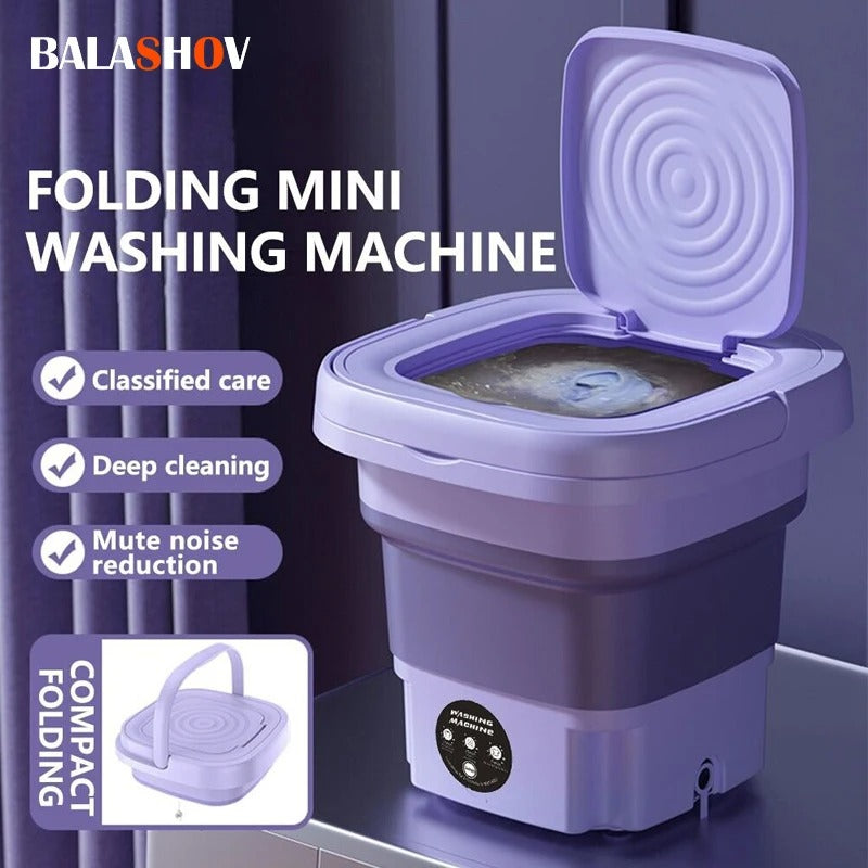 Portable Folding Electric Washing Machine Amazing Result