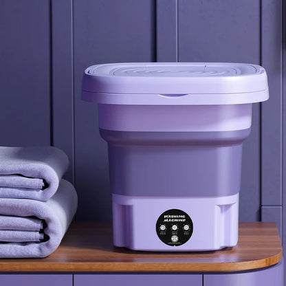 Portable Folding Electric Washing Machine Amazing Result
