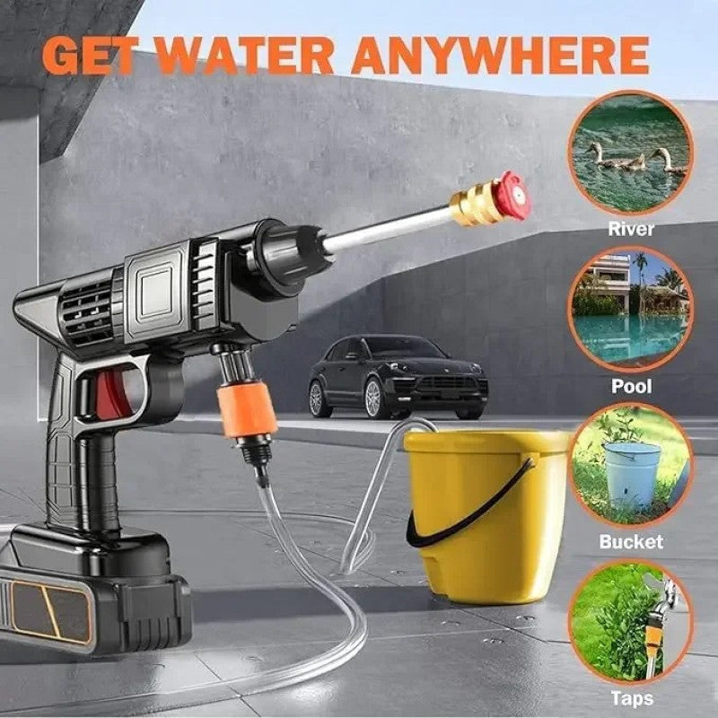 Cordless Pressure Car Washer 48V Lithium Battery Portable High Pressure Car Washer