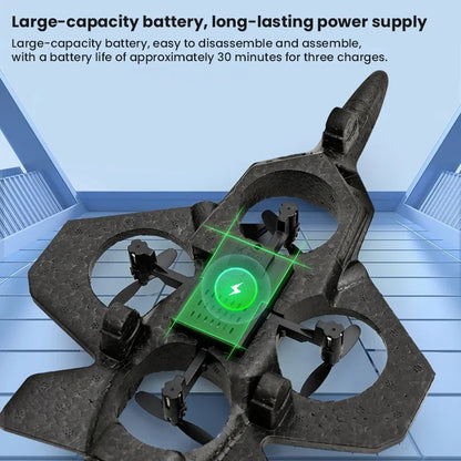Fighter Plane Remote Control Aircraft High Speed LED Lights Rechargeable Battery