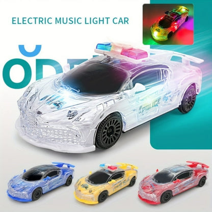 Police Car Electric Universal Car Light Music Car Model Toy