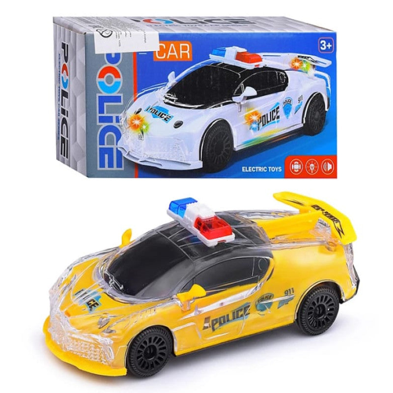 Police Car Electric Universal Car Light Music Car Model Toy