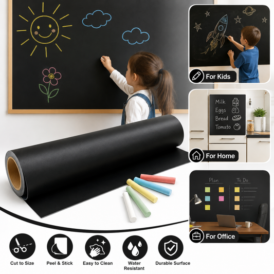 Kids Drawing Dry Erase Greenboard Sticker (45X200CM)