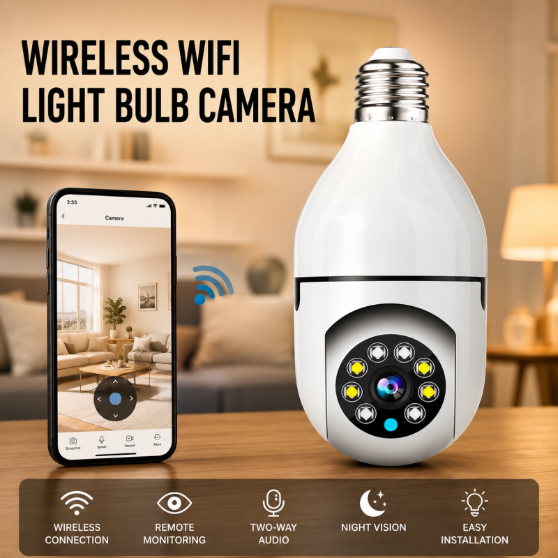 Wireless Security  Bulb Camera