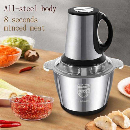 Meat Grinder Chopper ,Electric Stainless Steel 2L or 3L Capacity