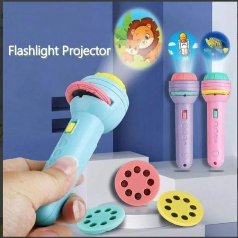 Mini Projector for Kids Flashlight Torch | Kids Projection Light Toy