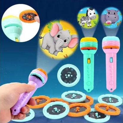 Mini Projector for Kids Flashlight Torch | Kids Projection Light Toy