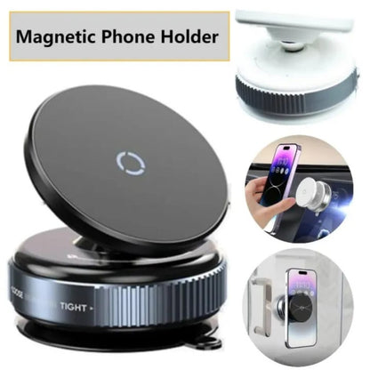 K009 Vacuum Magnetic Car Phone Holder Powerful, Stable & Universal Mount