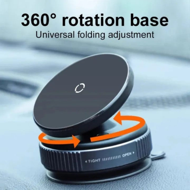 K009 Vacuum Magnetic Car Phone Holder Powerful, Stable & Universal Mount