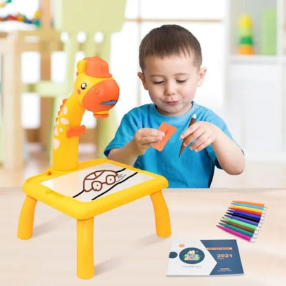 Kids LED Projector Drawing Table with Projection Board