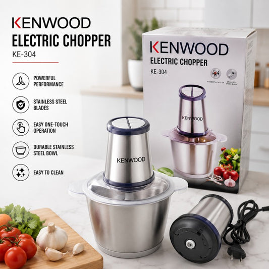 Kenwood Electric Kitchen Chopper 6 Blade Stainless Steel