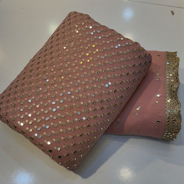 Hibha BHUKARI  9mm Golden Pani Mirror -peah