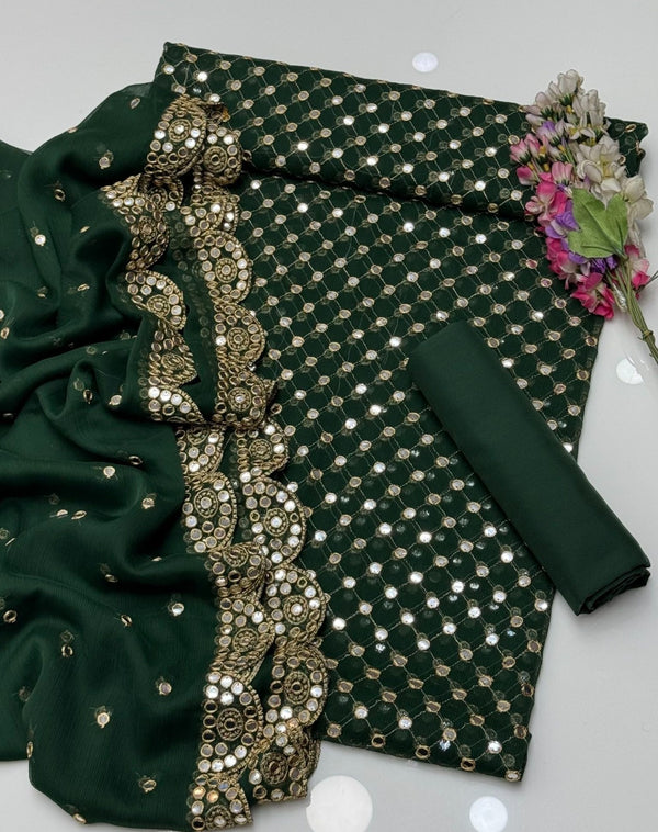 Hibha BHUKARI  9mm Golden Pani Mirror -Mhungiya