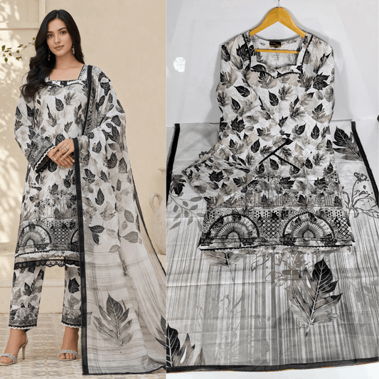 Breeza Embroidered 3PC Ready to wear Design No- 6010 - PK