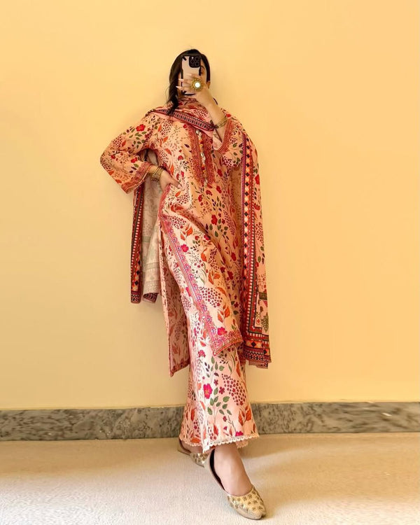 MARIA B HEAVY EMBROIDERED LAWN D-16