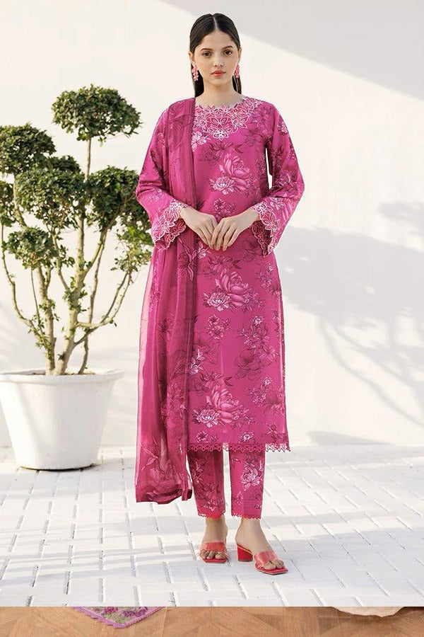 FARASHA HEAVY EMBROIDERED LAWN D-11