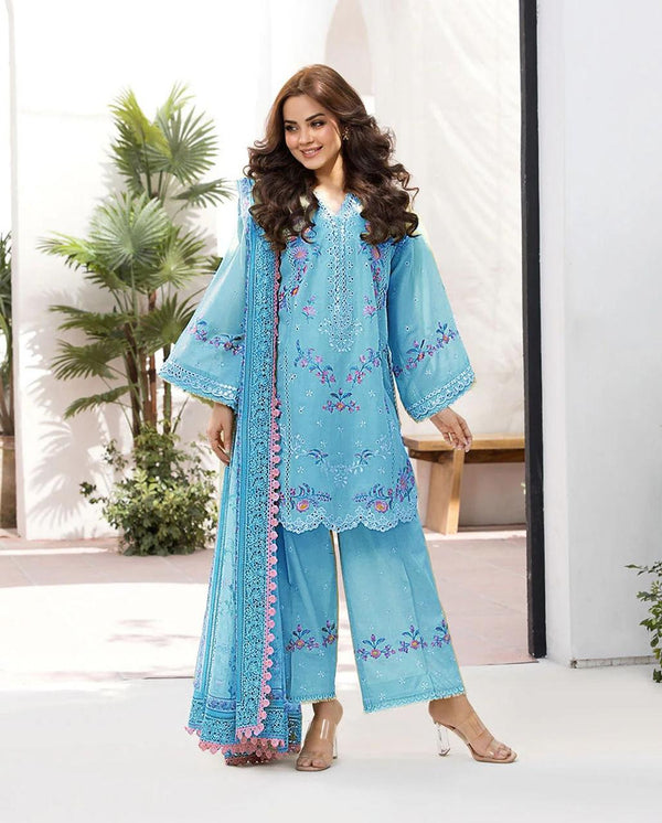 SOBAI NAZIR HEAVY EMBROIDERED LAWN D-8