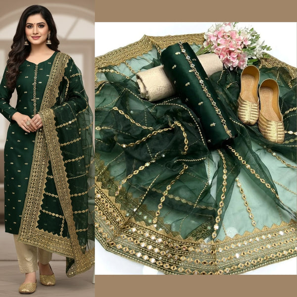 4Pc 9mm Mirror Full Heavy Embroidered Gift Pack with Shoes Free D-Mhunghia